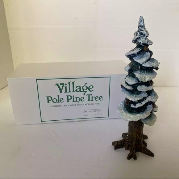Department 56 Other - DEPARTMENT 56 COLD CAST PORCELAIN POLE PINE TREE 8”